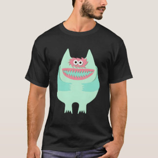Pastel Nauga Gevulde Dier Monster Throwback T-shirt