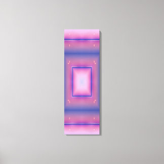 Pastel Neon Portal Kaleidoscope Wall Art Canvas Afdruk