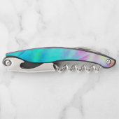 Pastel Neon Rainbow Gradient Art Kurkentrekker (Voorkant)