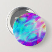 Pastel Neon Rainbow Gradient Art Ronde Button 7,6 Cm (Voorkant /achterkant)