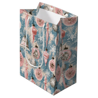 Pastel Nostalgie: Glasornamenten uit het midden va Medium Cadeauzakje