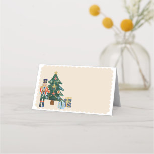 Pastel Notenkraker Baby shower Place Card