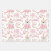 Pastel Notenkraker Ballet Inpakpapier Vel (Voorkant 3)