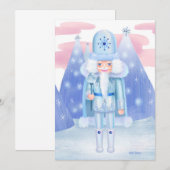 Pastel Notenkraker Winter King DIY Blank Kaart (Voorkant / Achterkant)