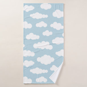 Pastel Nuages Asthétique Bleu Et Blanc Bleu