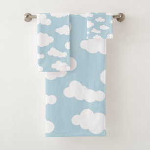 Pastel Nuages Asthétique Bleu Et Blanc Bleu