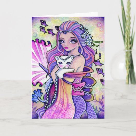 Pastel Ocean Imaginaire - carte blanche (Devant)