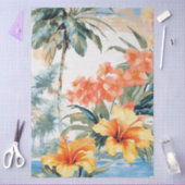 Pastel Ocean Uitzicht Decoupage Tissuepapier (Craft)