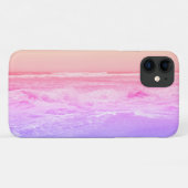 Pastel Ocean Waves Beach iPhone 11 Coque (Dos (Horizontal))