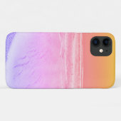 Pastel Ocean Waves Beach iPhone 11 Coque (Dos (Horizontal))