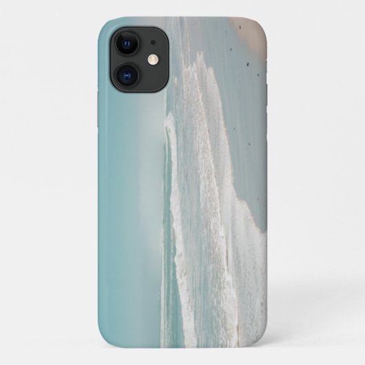 Pastel Ocean Waves Beach iPhone 11 Coque (Dos)
