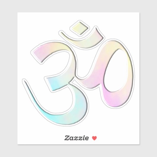 Pastel Om Sticker (Vel)