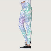 Pastel Ombre Boho Mandala Pattern Leggings (Links)