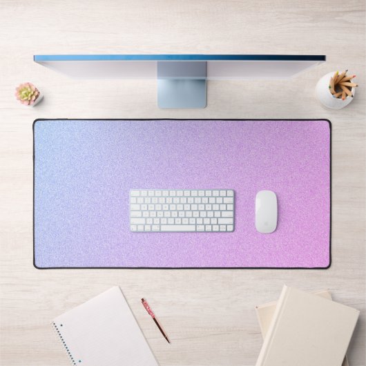 Pastel Ombre Glitter Bureaumat (Kantoor 1)