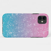 Pastel Ombre Glitter Case-Mate iPhone Case (Achterkant (horizontaal))