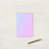 Pastel Ombre Glitter Post-it® Notes (Op bureau)