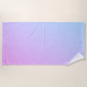 Pastel Ombre Glitter Strandlaken (Voorkant)