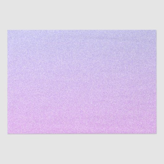 Pastel Ombre Glitter Tissuepapier (Voorkant)