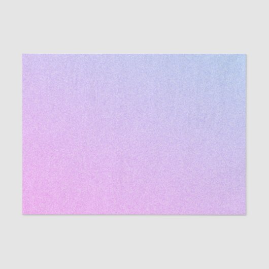 Pastel Ombre Glitter Tissuepapier (Voorkant)