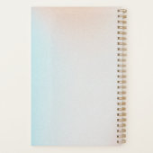 Pastel Ombre Sky gepersonaliseerd 2025 Planner (Achterkant)