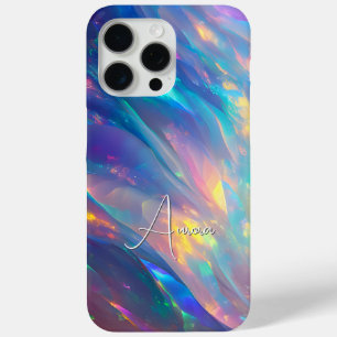 Pastel Opal Glow - Elegante aangepaste telefoonhoe iPhone 15 Pro Max Hoesje