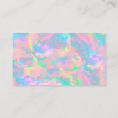 pastel opal texture merci carte de visite (Dos)