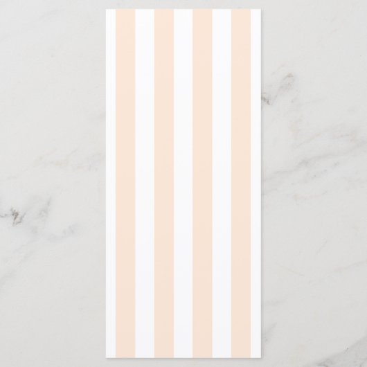 Pastel Orange Border Stried Mariage Menu (Dos)