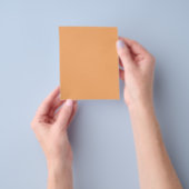 Pastel Oranje Flyer (Hand)