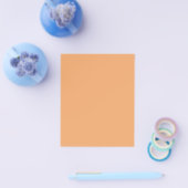 Pastel Oranje Flyer (Enkel)