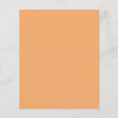 Pastel Oranje Flyer (Voorkant)