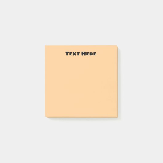 Pastel Oranje/geel Post-it® Notes (Voorkant)