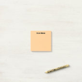 Pastel Oranje/geel Post-it® Notes (Op bureau)