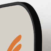 Pastel Oranje Golf Pickleball Paddle (Links Detail)