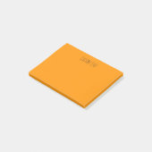 Pastel Oranje Post-it® Notes (Schuin)