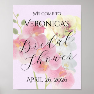Pastel Orchidee Poster