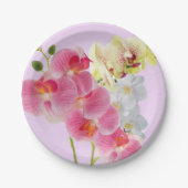 Pastel Orchideeën Bord (Voorkant)