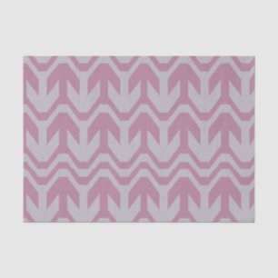 Pastel Paars en Blue Double Wave Pattern Tissuepapier
