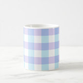 Pastel Paars Gingham Koffiemok (Center)