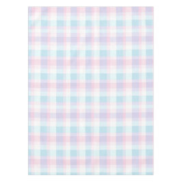 Pastel Paars Gingham Pattern Tafelkleed