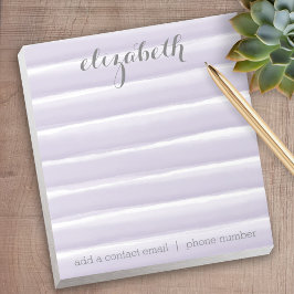 Pastel Paars & grijze stripes Vrouwenpakket Kantoo Notitieblok