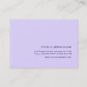 Pastel Paars Iris Floral Gift Certificate Kortingskaartje (Achterkant)