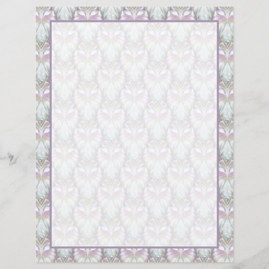 Pastel Paars Oracle Owl Patroon (Voorkant)