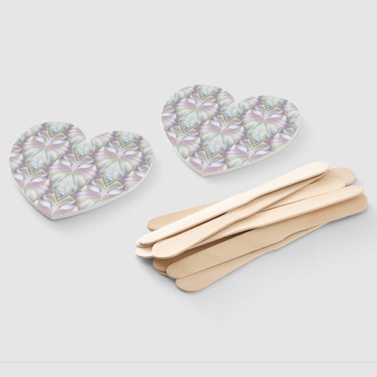 Pastel Paars Oracle Owl Patroon Handwaaier (Niet-gemonteerd)