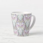 Pastel Paars Oracle Owl Patroon Latte Mok (Rechterhoek)