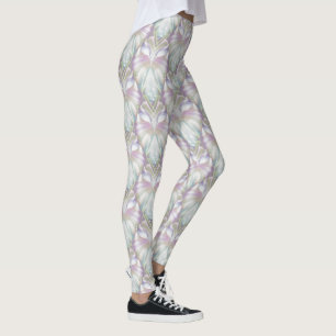Pastel Paars Oracle Owl Patroon Leggings