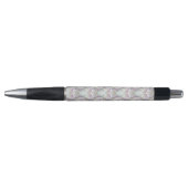 Pastel Paars Oracle Owl Patroon Pen (Voorkant)