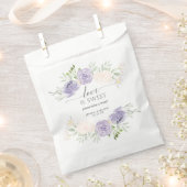 Pastel Paarse Baby shower Favor Bag Love is Sweet Bedankzakje (Geknipt)