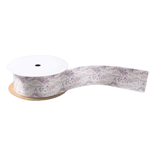 Pastel Paarse Bloemen Lint (Spoel)