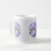 Pastel Paarse Iris Moederdag Mok (Voorkant links)