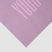 Pastel Paarse & Lichtroze | Moderne bewerkbare tek Tissuepapier (Detail)